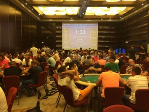 Sala Atlas a fost astazi aproape plina in prima zi a festivalului Israel Poker Tour.